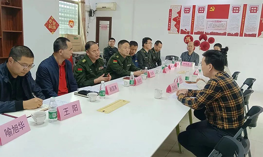 佛山軍分區(qū)政委、禪城區(qū)委常委領導一行蒞臨金凱地調(diào)研指導工作